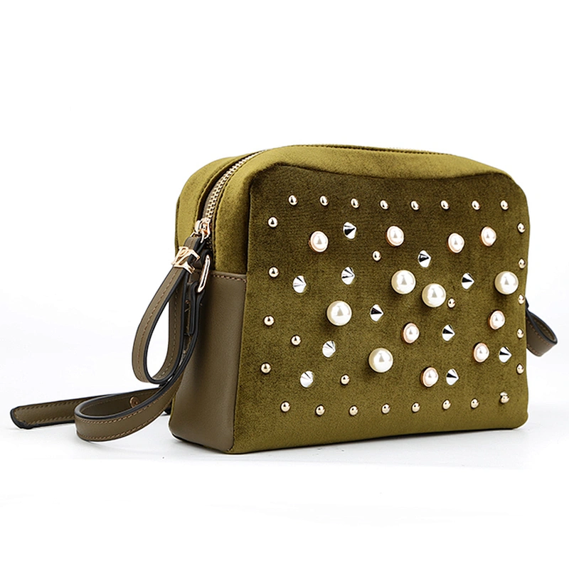 7450# 2019 Paparazzi wholesale newly fashion unique velvet original design custom ladies shoulder bag latest crossbody bag women