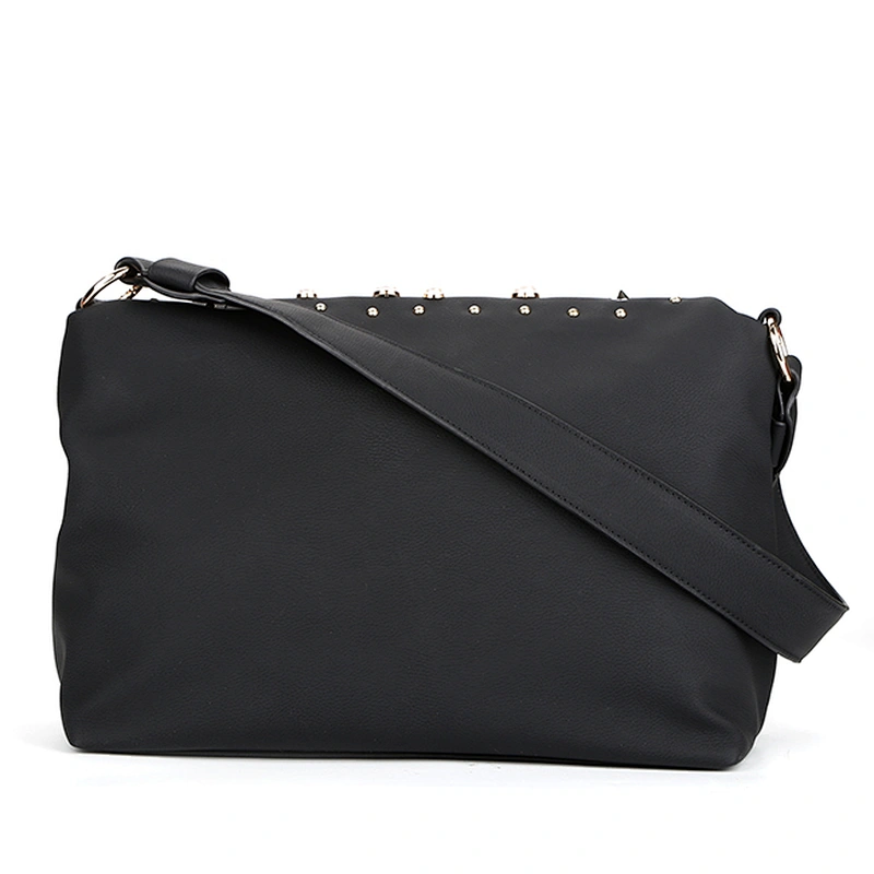 7449-Acrylic collection studs two compartments new PU material hobo bags