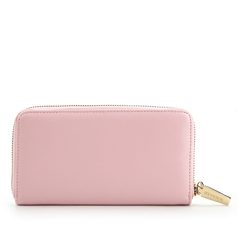 10080 TAX FREE Myanmar manufacturer fashion design pink wallet brand clutch purse carteras 2019