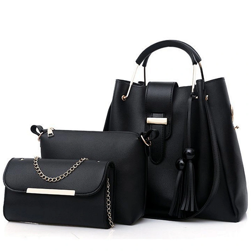 ZB001- TAX FREE manufacturer 2019 new brand fashion bags women handbags set ladies pu leather shoulder bags handbag set