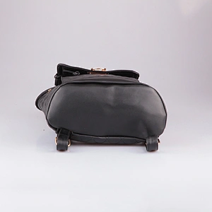 4807 2018 Summer Korean Fashion Style Quilted waterproof drawstring genuine Leather Backpack bag oem