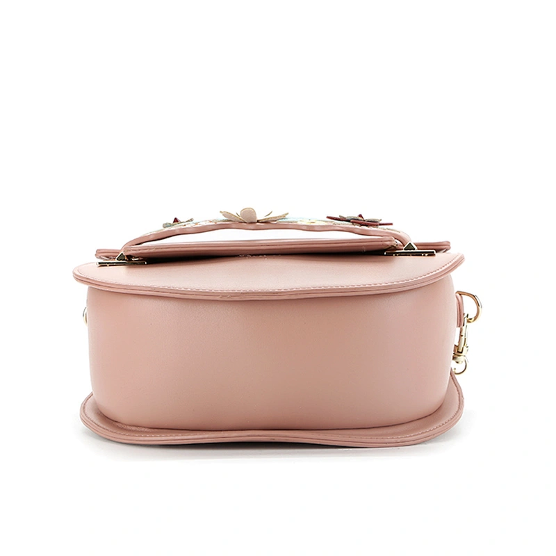 8642 Top Grade smooth PU floral embroidery women fashionable shoulder bags 2019 new coming for wholesale