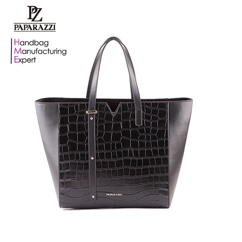 5155 - European Fancy Style Top Layer 100% Genuine Leather Handbags Pure Leather Bags for Women