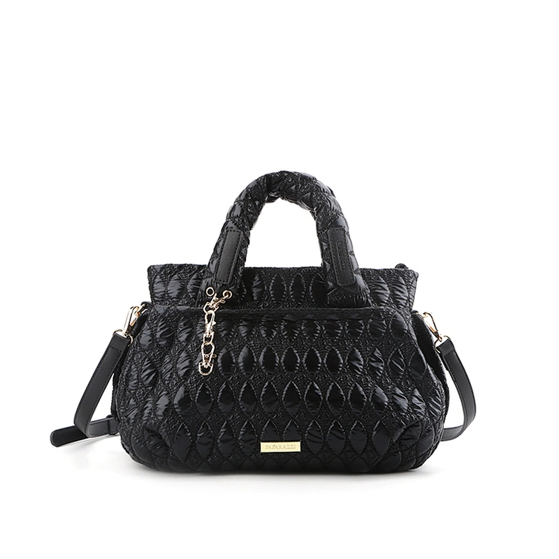 #10374 Wholesale high quality Myanmar free tariff made soft woman fashion quilted satin bag for 2020SS