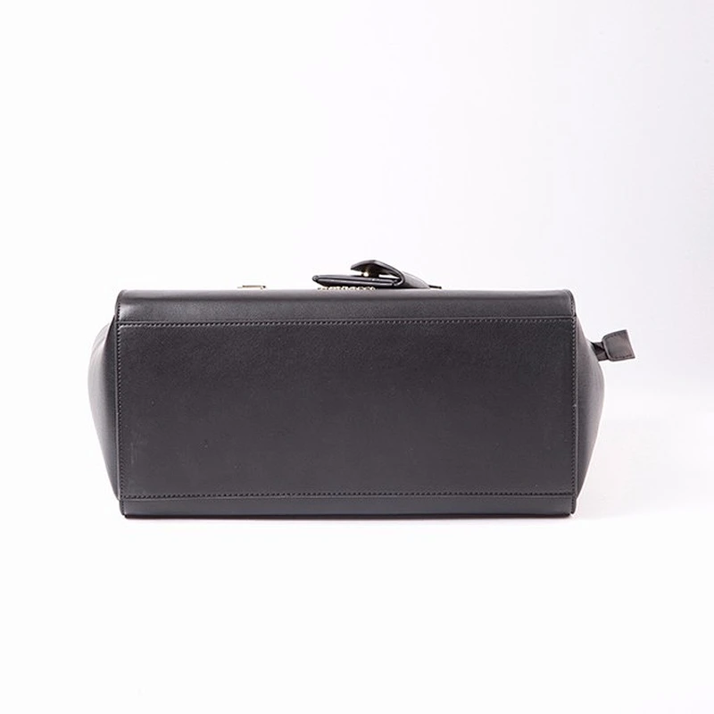 5170 Trend fashion bags top designer synthetic leather black tote handbag