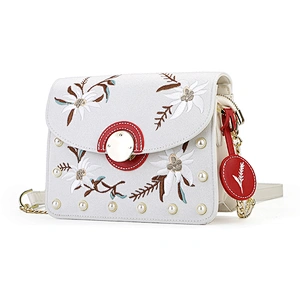 7383 Classical embroidery style Italian wholesale purse ladies luxury crossbody bag bolsas femeninas