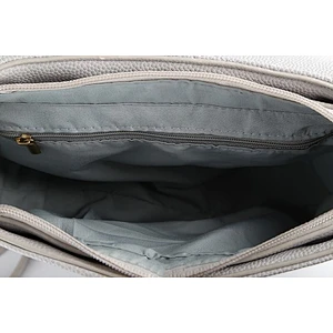 6976-PAPARAZZI New design 2017 grained PU quilted flap shoulder bags with semi-circle handle