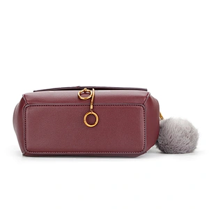 8663 Paparazzi Handbag Manufacturer Since 1992 2018 New Arrival Pom Pom Women PU Leather Shoulder Bag
