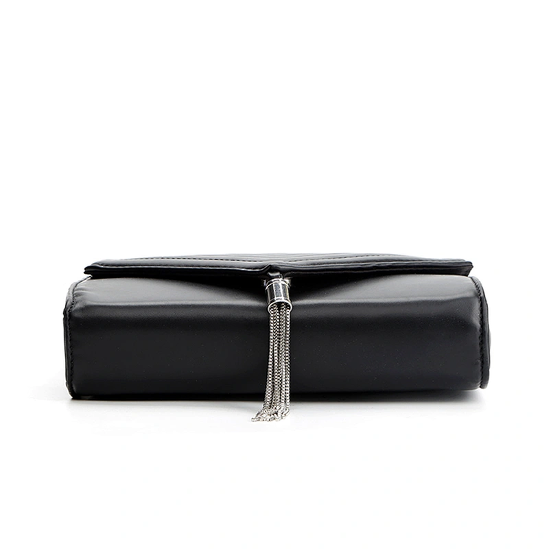 9274-Women fashion quilted flap metal chain shoulder bags