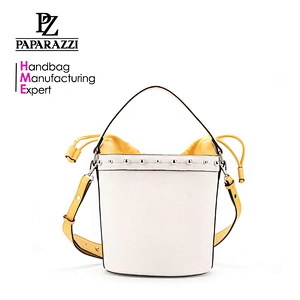 7904 Guangzhou Paparazzi Customized Hand Bag Manufacturer Ladies Drawstring Bucket Bag for 2018