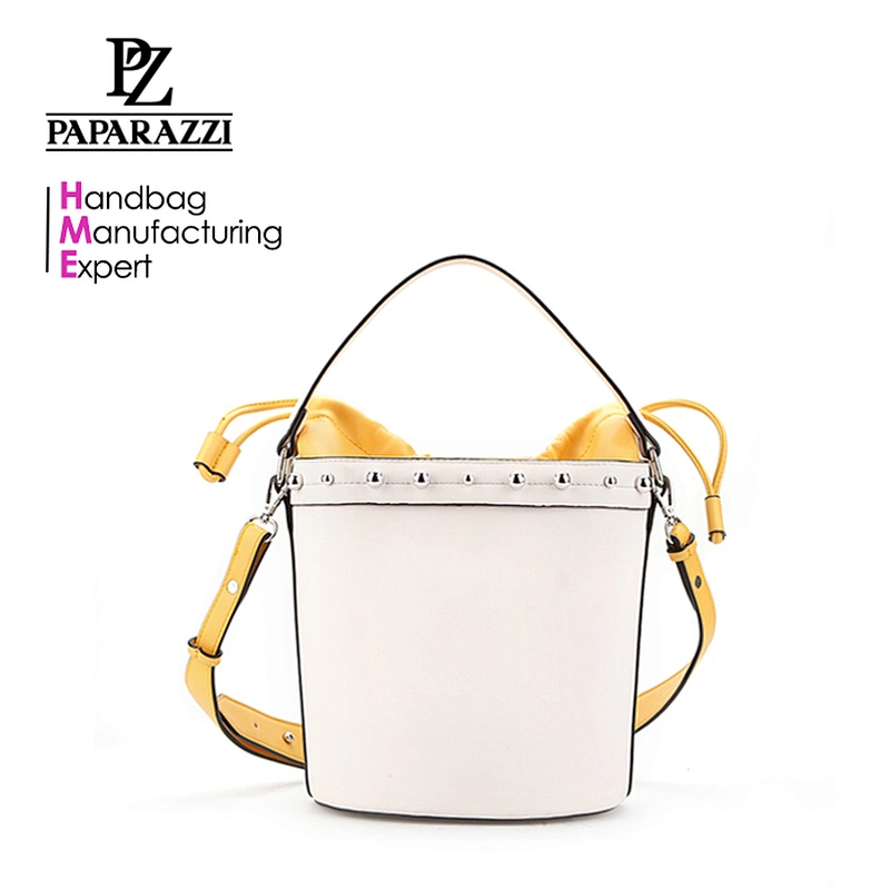 7904 Guangzhou Paparazzi Customized Hand Bag Manufacturer Ladies Drawstring Bucket Bag for 2018