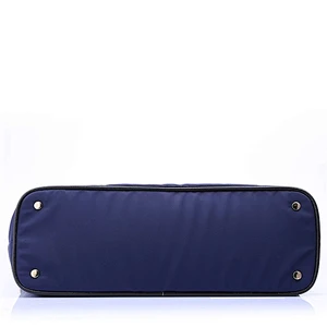 CC1049A-New arrival women fashion hot sale saffiano PU waterproof nylon shopper bags 2018