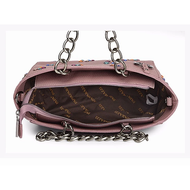 5389 -Unique Designer Handbag Factory Colorful Jewels Decoration Tote Bag for Women