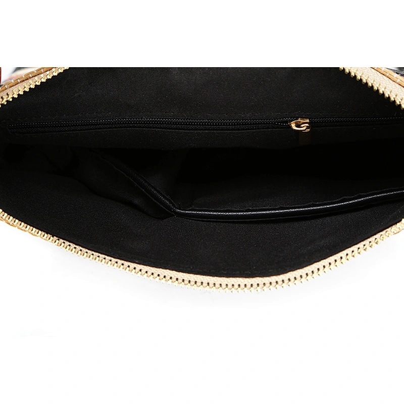 7892 2018 New arrival Latest design Bohemian style braided straw ladies crossbody Ethnic Bag