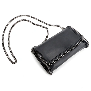 9273-2018 design factory wholesale smooth sheep skin leather shoulder bags