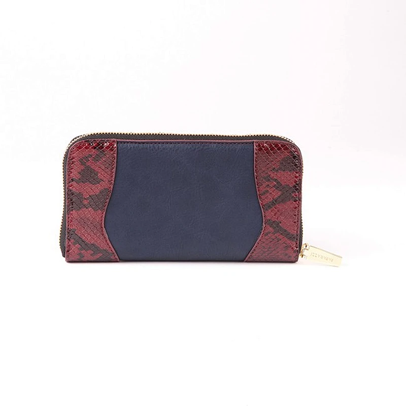5820 Synthetic snake leather woman card holder wallet