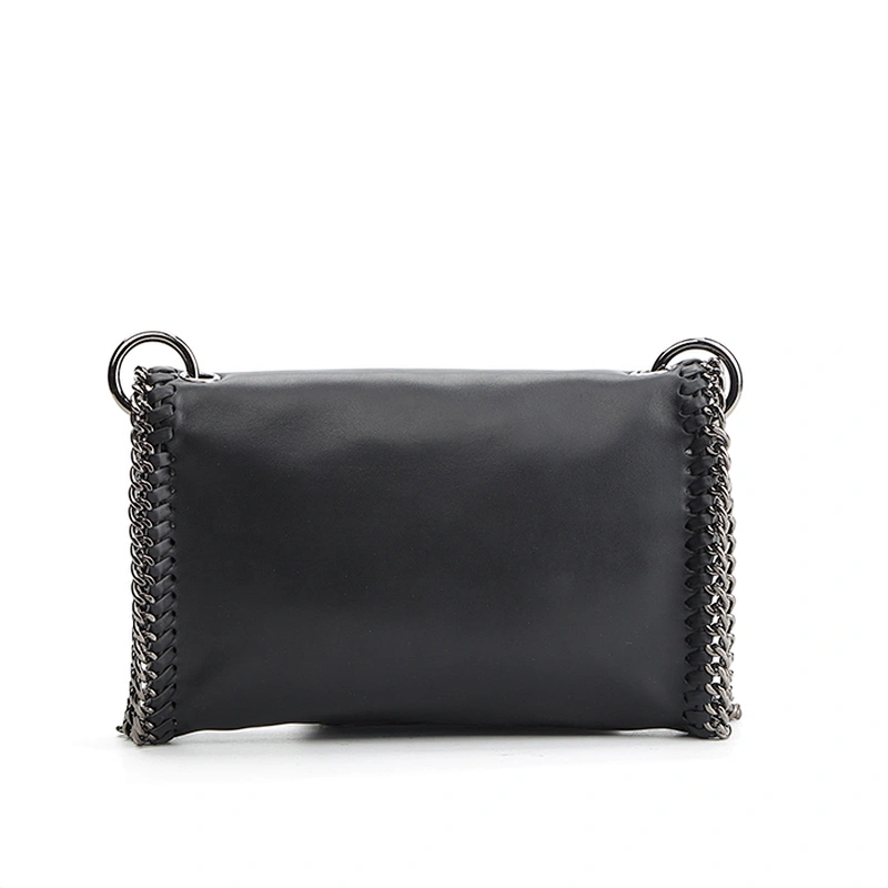 9273-2018 design factory wholesale smooth sheep skin leather shoulder bags