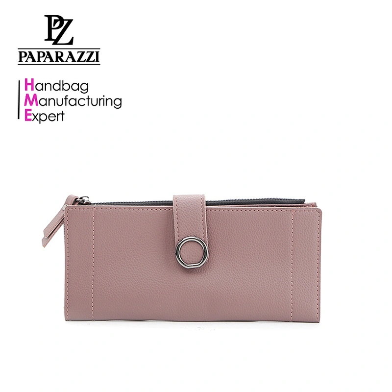 7037 Wholesale Fashion Ladies Woman Wallet Purse PU Genuine Leather Newest for 2018 spring