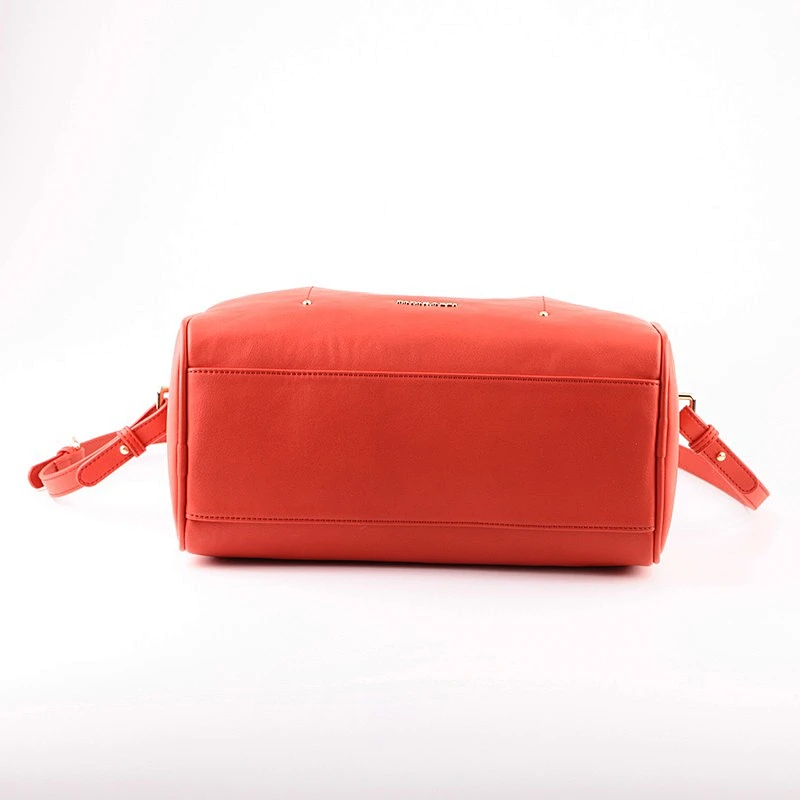 5104 Wholesale trade show vegan leather bowling signature woman handbag bolsa