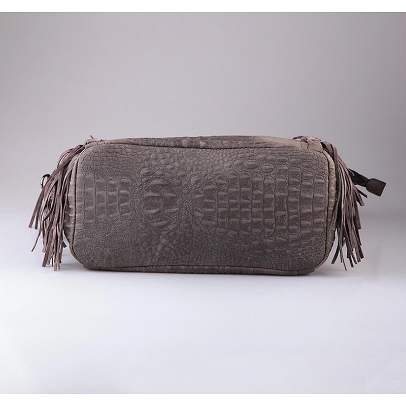 4021 Paparazzi top quality croco genuine leather handbag wholesale genuine leather women tote bag