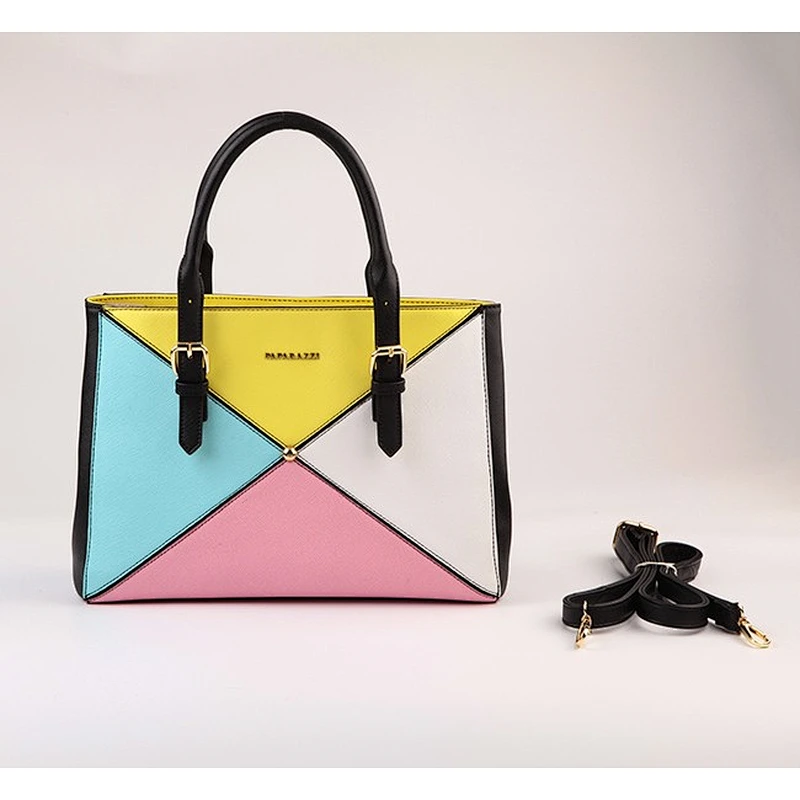 5833 P&S Union Group manufacturer since 1992 summer new collection color contrast lady fashion handbag 2018