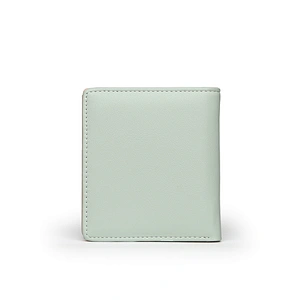 7109-BSCI audit factory green color cheap price promotion small wallets