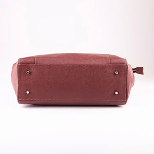 5605 2018 OEM red color Factory PU Characteristic Fashion Handbag for Ladies