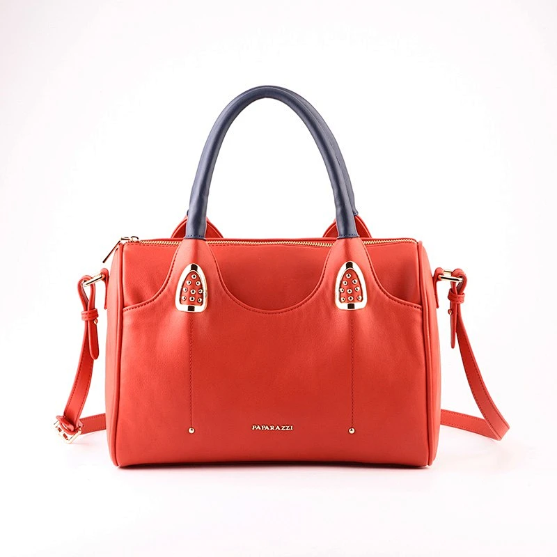 5104 Wholesale trade show vegan leather bowling signature woman handbag bolsa