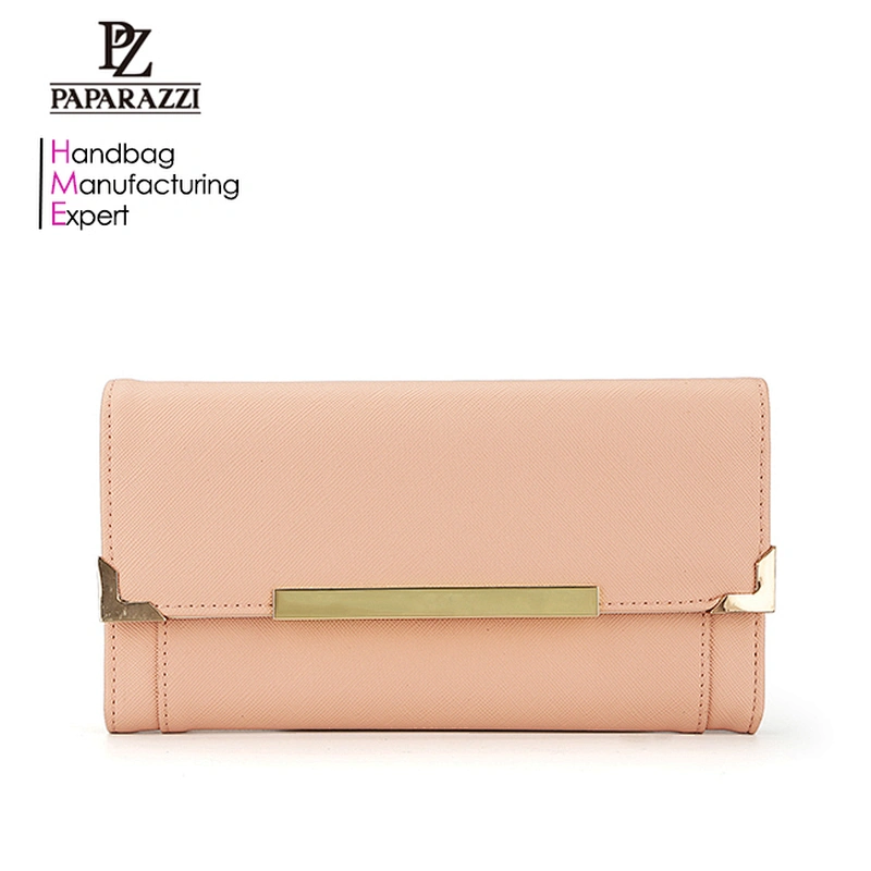 7825- Latest Carteras PAPARAZZI original design fashionable smart minimalist women wallet with flap