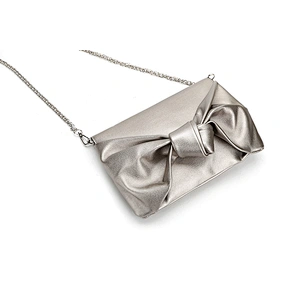 8630 Paparazzi 2018 hot sale fashion big butterfly knot evening bag high quality pu lady clutch bag