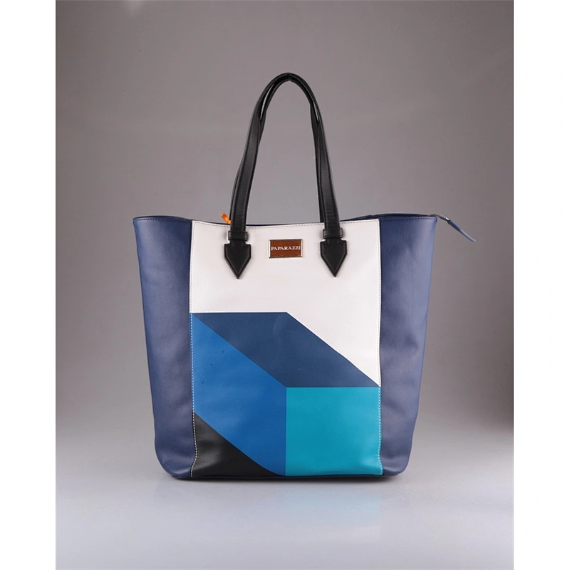 3141 3D printing high quality PU leather unique design ladies shopping tote bag alibaba China