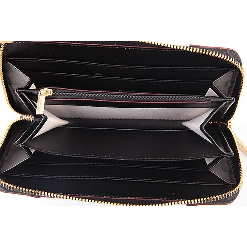 5820 Synthetic snake leather woman card holder wallet