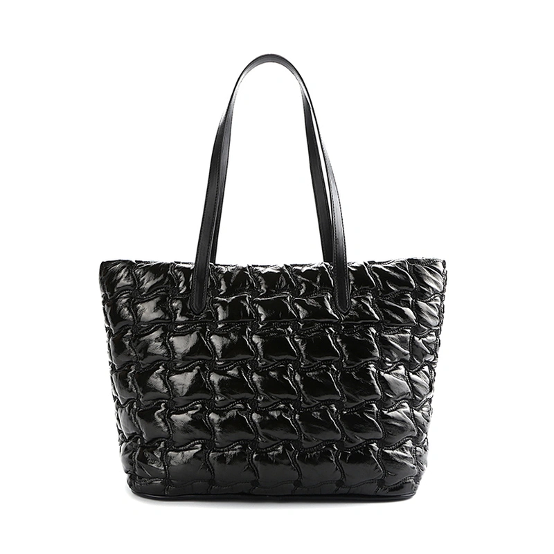 #10776 Made in Myanmar Tax Free latest fashion designer custom large ladies tote bags PU leather luxury handbags for women