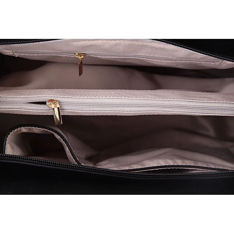 5126 Fashion latest large designer handbags and purses in black