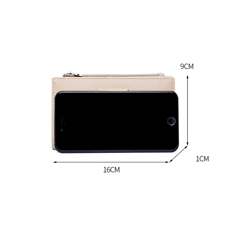 #9117 Myanmar own factory carteras newly fashion custom minimalist smart ladies purse faux leather women wallet with money clip