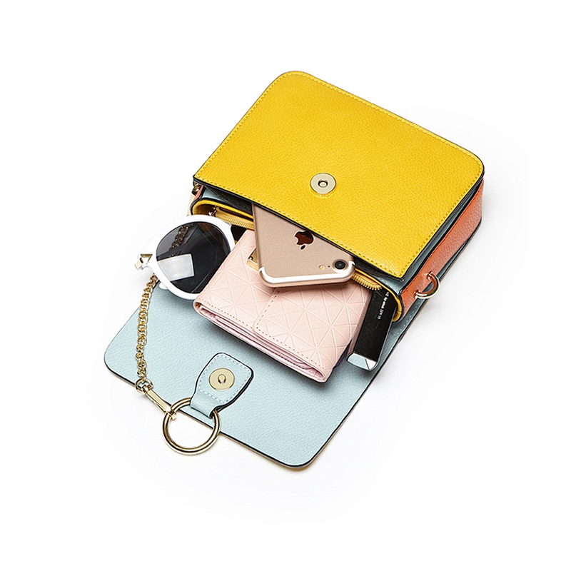6106B 2019 Wholesale Hot Selling Lady Crossbody Bag High Quality Unique Design New Style Fashion PU Leather Women Shoulder Bag
