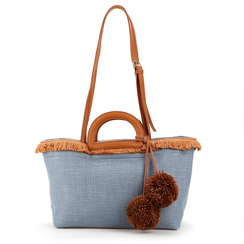 7915 Rural style durable fashion ladies tote bag canvas bag