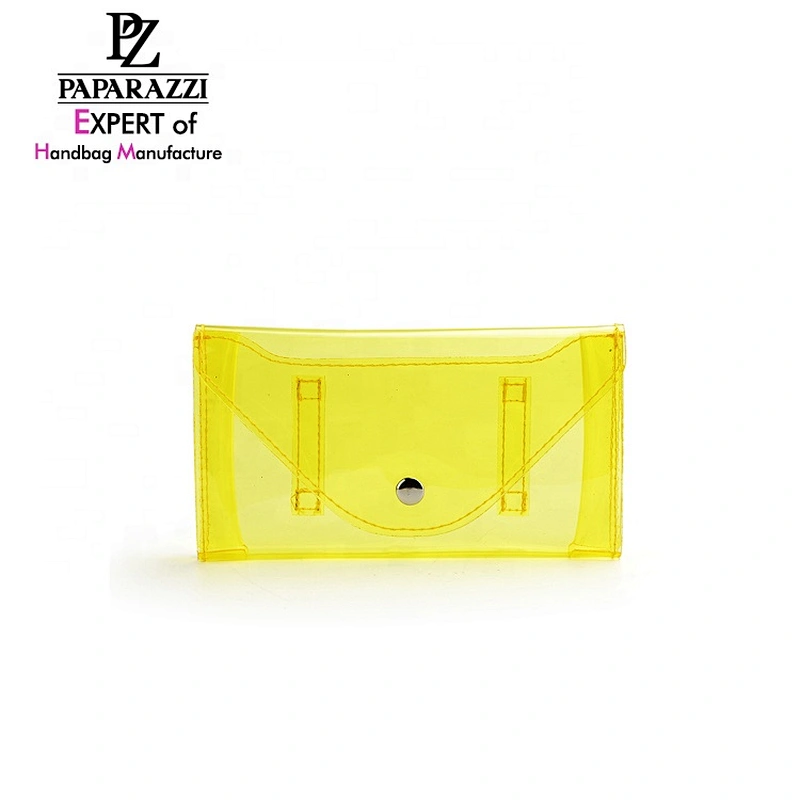 #8988 2019 Trend fashion Silica Gel clear lady waist wallet