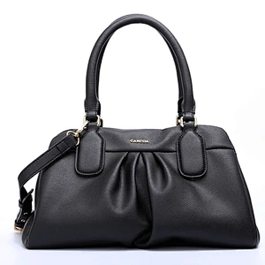 CC1039- Guangzhou SGS Factory Lady Handbag High-Quality Polyurethane Structured Shoulder Bag