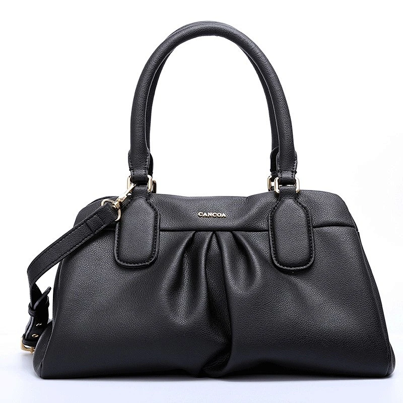 CC1039- Guangzhou SGS Factory Lady Handbag High-Quality Polyurethane Structured Shoulder Bag