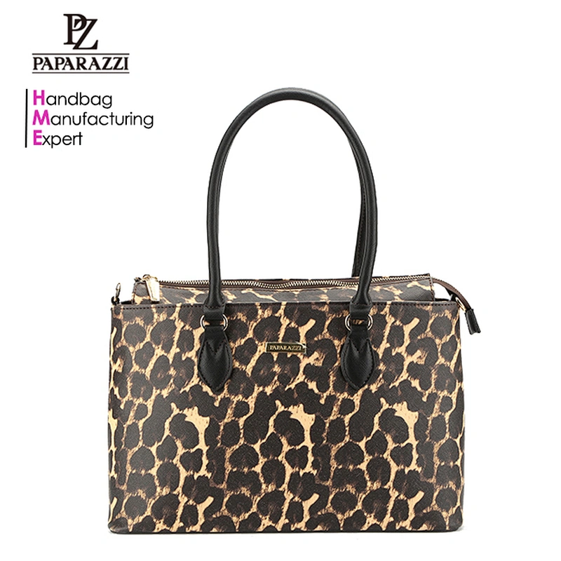 5231 Customized style hot sale China factory ladies leopard printing satchel bags