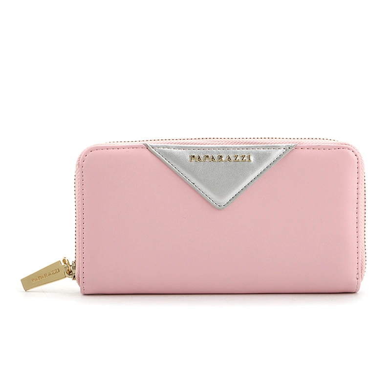 10080 TAX FREE Myanmar manufacturer fashion design pink wallet brand clutch purse carteras 2019