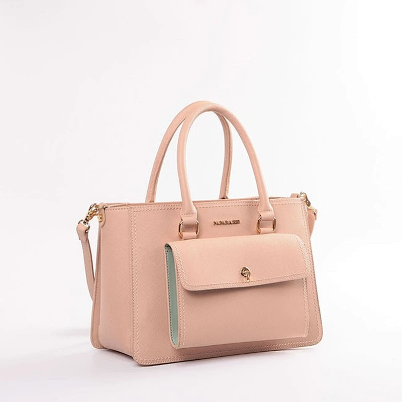4040-2018 Best sell ladies original design double face PU satchel handbags
