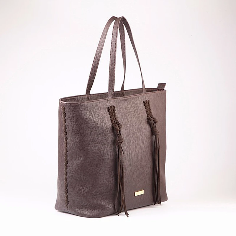 5190-Designer brand new fashion suede fringe PU leather tote bags