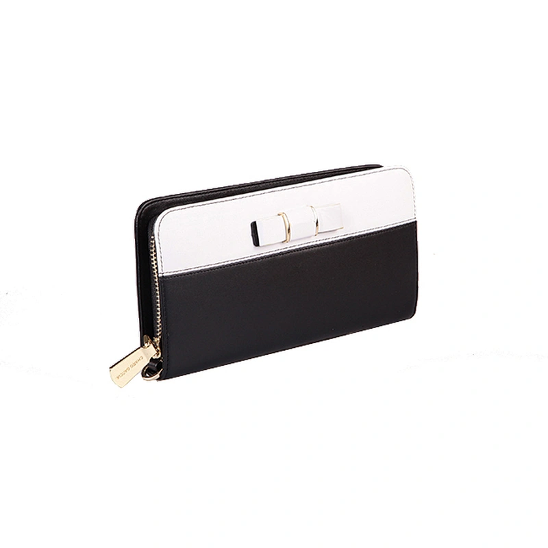 4457-New Arrival wholesale lady genuine leather wallet fashion purse billeteras