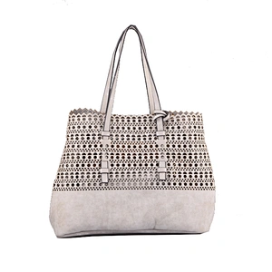 3722-1 Newest Fashion Lady Tote Bag for 2017 Summer High Quality Leopard Laser Perforated Pouch Tote Bag