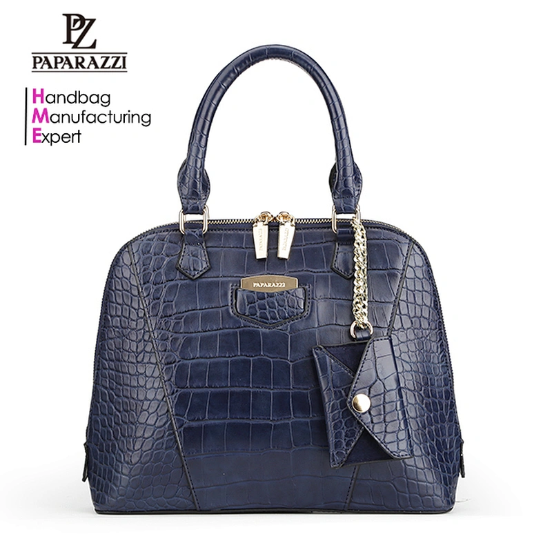 6983 Best selling products Paparazzi new style fashion luxury crocodile women leather handbag wholesale bolsa
