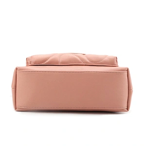 #10675 2020SS Myanmar made free tariff wholesale quilted waterproof cross body bag pink pu ladies handbag woman
