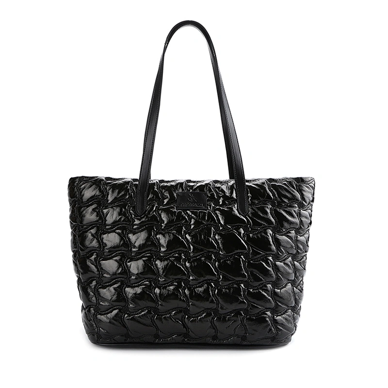 #10776 Made in Myanmar Tax Free latest fashion designer custom large ladies tote bags PU leather luxury handbags for women