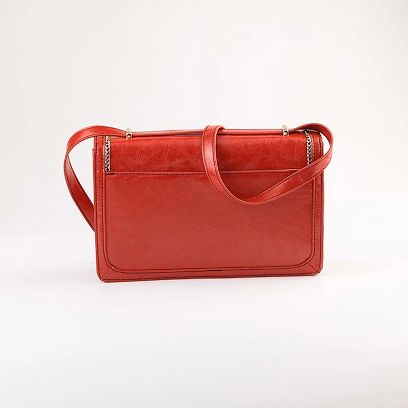 5838 Paparazzi latest wholesale new model lady hand made handbags PU leather gold chain decorate crossbody bag
